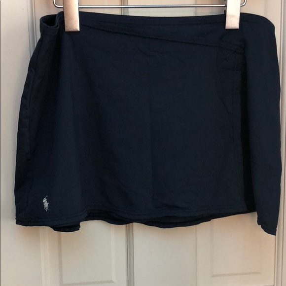 navy blue swim skirt cover up